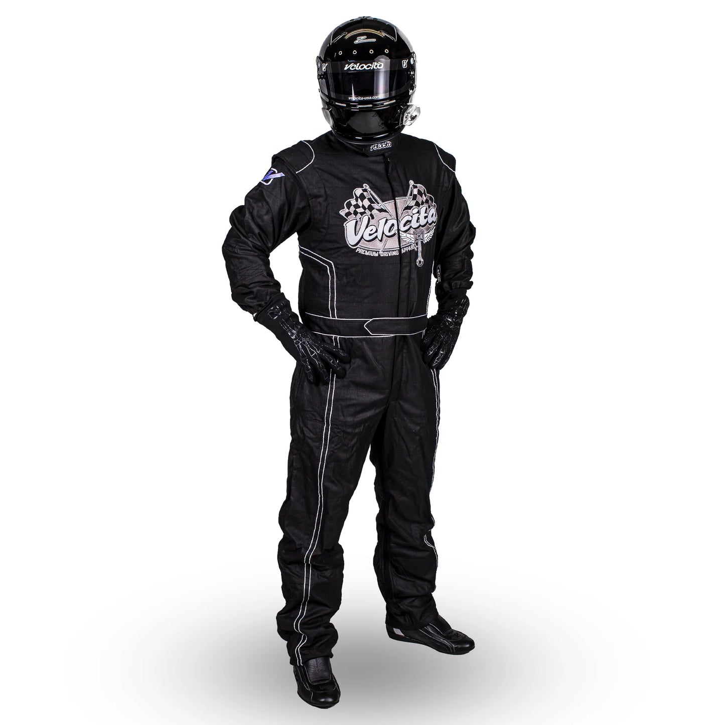Velocita Wings and Pistons Stock Racing Suit